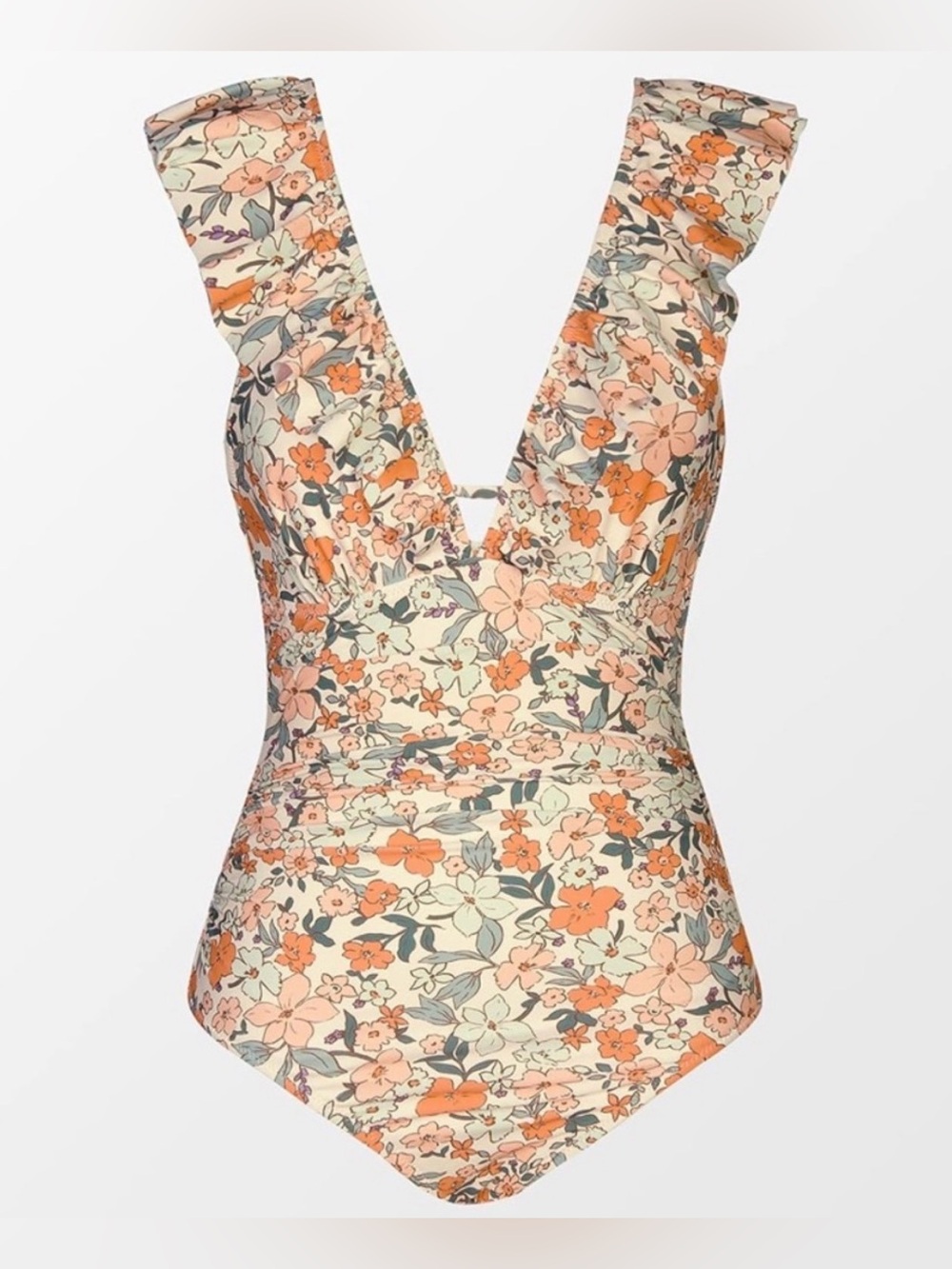 NWT Cupshe One Piece Floral Swimsuit